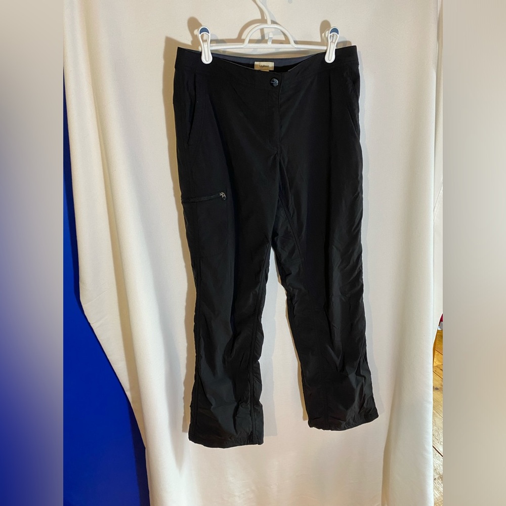 LL Bean Women's Water-Repellent Comfort Trail Pants, size 10